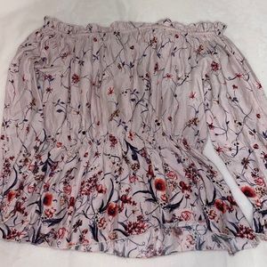 buckle off shoulder blouse